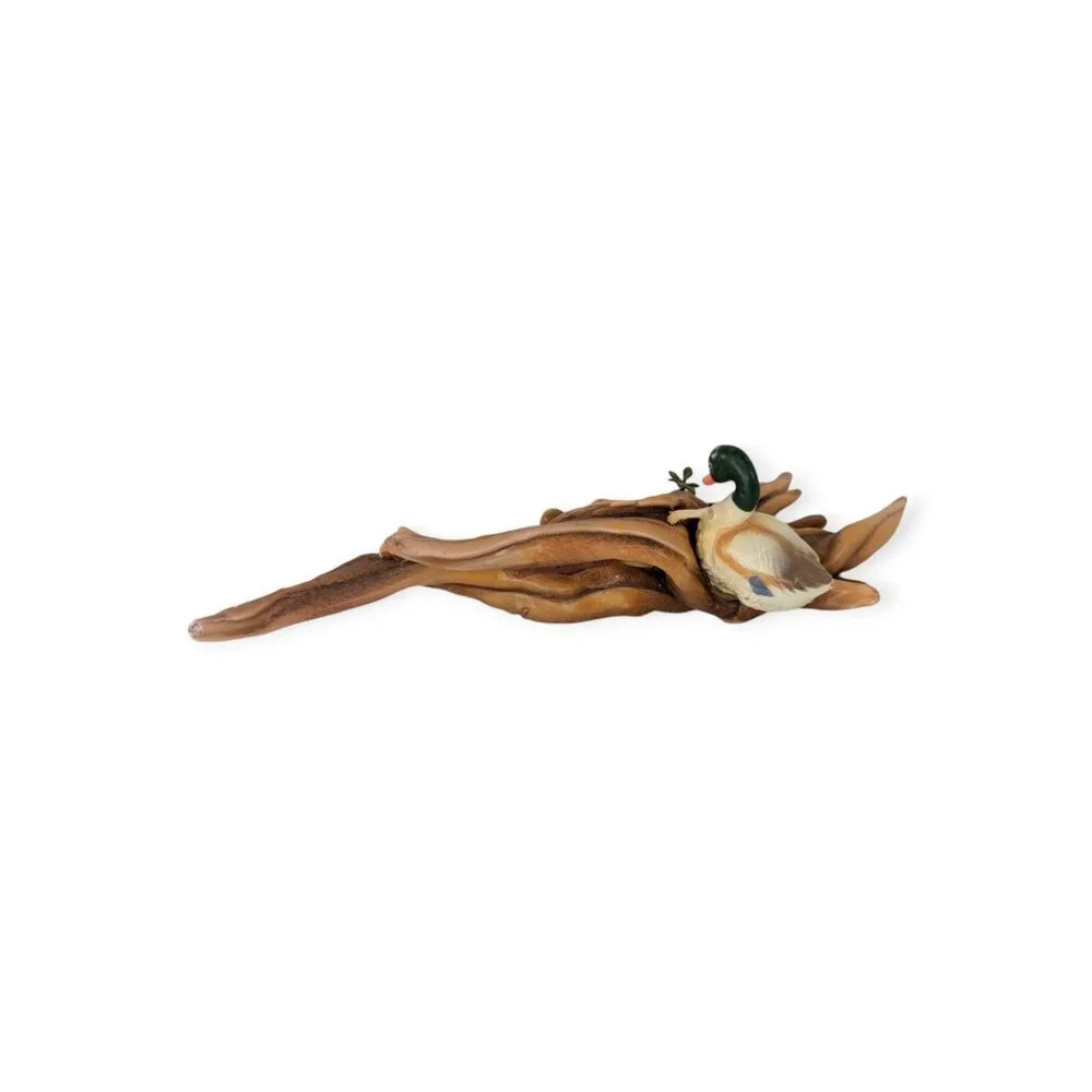 Vintage Sculpted Candle 1 Duck and 2 Ducklings 10.5